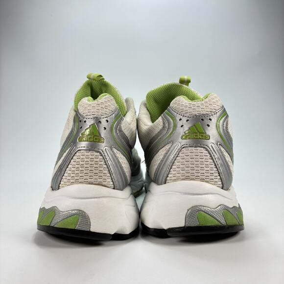 Adidas Boost Green White Lightweight Lace Up Running Shoes 772347 Womens Size 10 - Picture 5 of 10